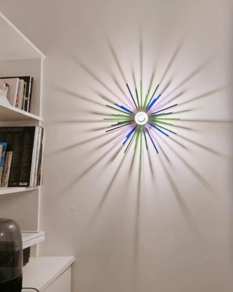 Aure II — wall light object Brussels, glass and mineral